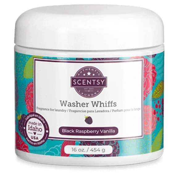 Scentsy Black Raspberry Vanilla Washer Whiffs - Laundry Scent Beads - Picture 1 of 1